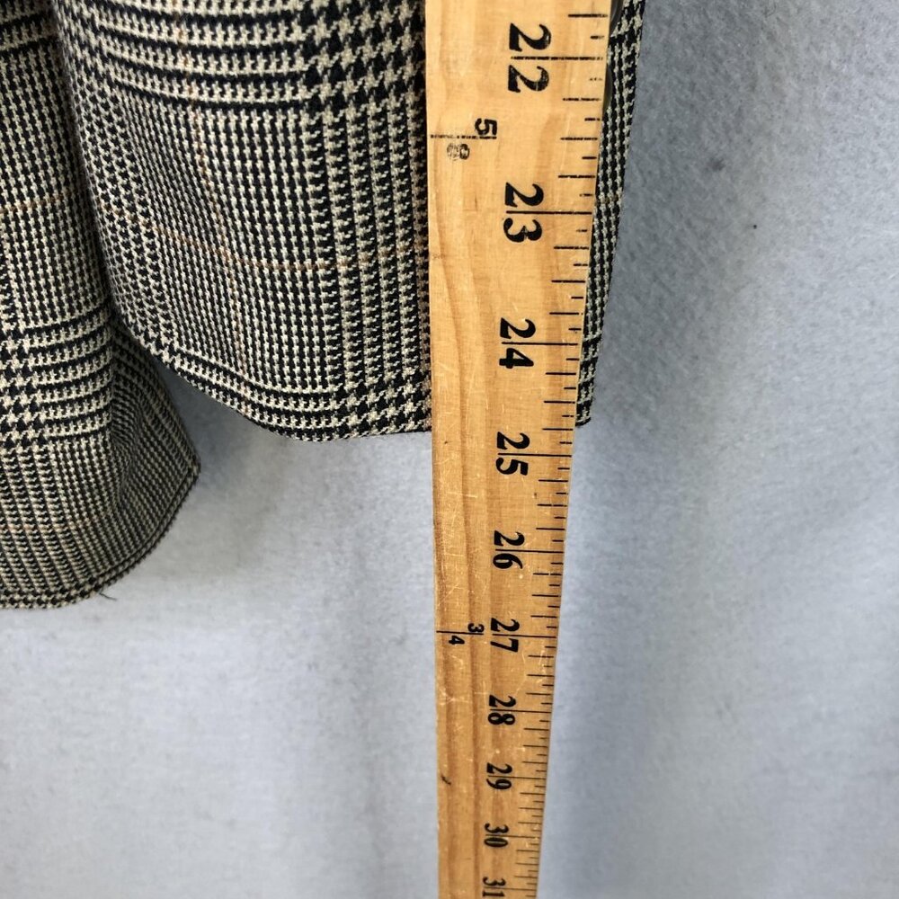 Lauren Ralph Lauren Blazer Mens 43R Brown Wool Glen Plaid Sport Coat Jacket - Picture 7 of 16